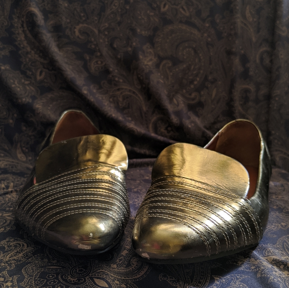 Rebecca Minkoff Gold Flats - Picture 5 of 5